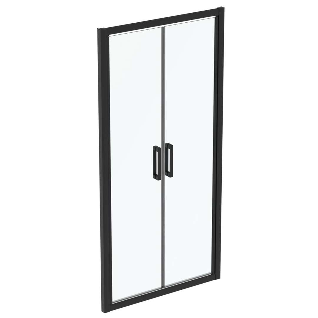 Ideal Standard Connect 2 Sprchové dvere 90 cm, čierna/číre sklo K9294V3