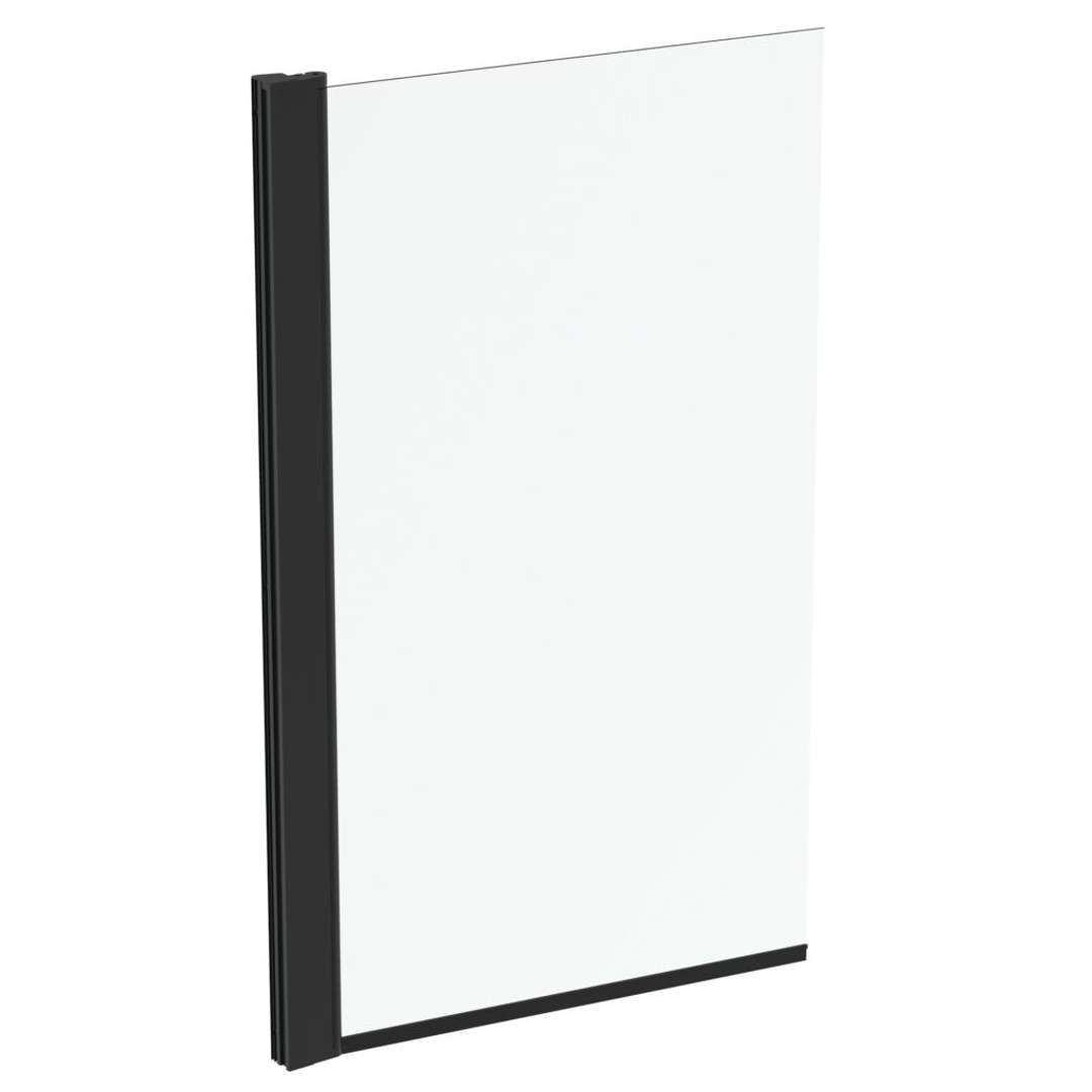 Ideal Standard Connect 2 Vaňová zástena, 80x140 cm, čierna/číre sklo T9923V3