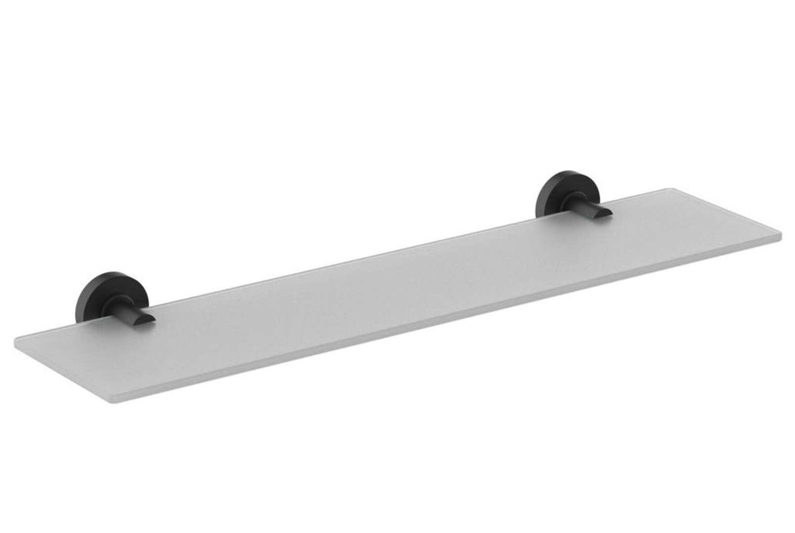 Ideal Standard IOM Polička, dĺžka 52 cm, čierna/satinované sklo A9124XG