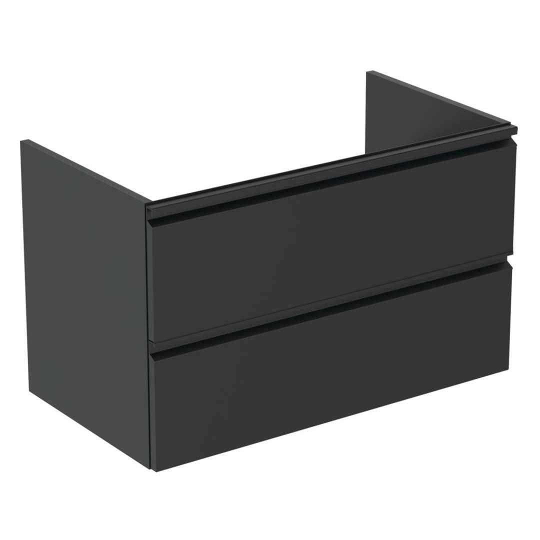 Ideal Standard Tesi Umývadlová skrinka, 80x44x49 cm, čierna T0051ZT