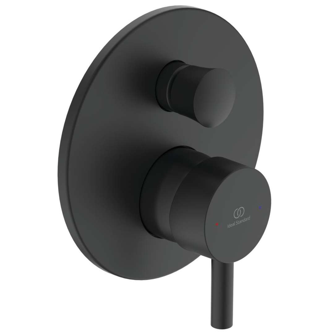 Ideal Standard CeraLine Batéria pod omietku na 2 spotrebiče, čierna A7389XG