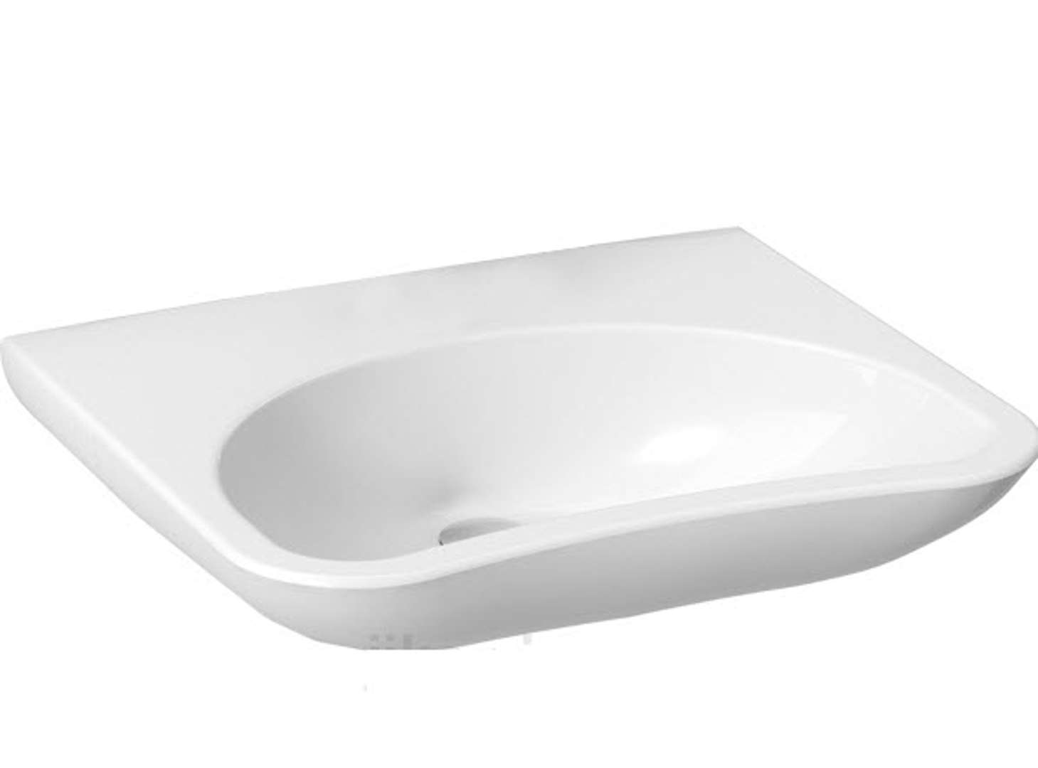 Jika Mio Zdravotné umývadlo 64x55 cm, biela H8137140001091