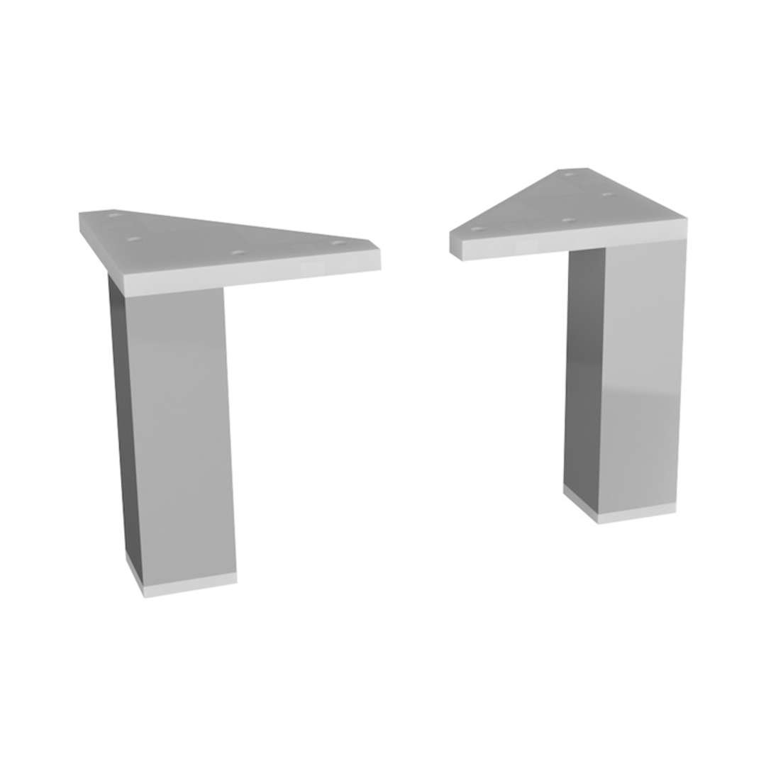 Jika Príslušenstvo Nohy na závesné skrinky, chróm H4944010390001