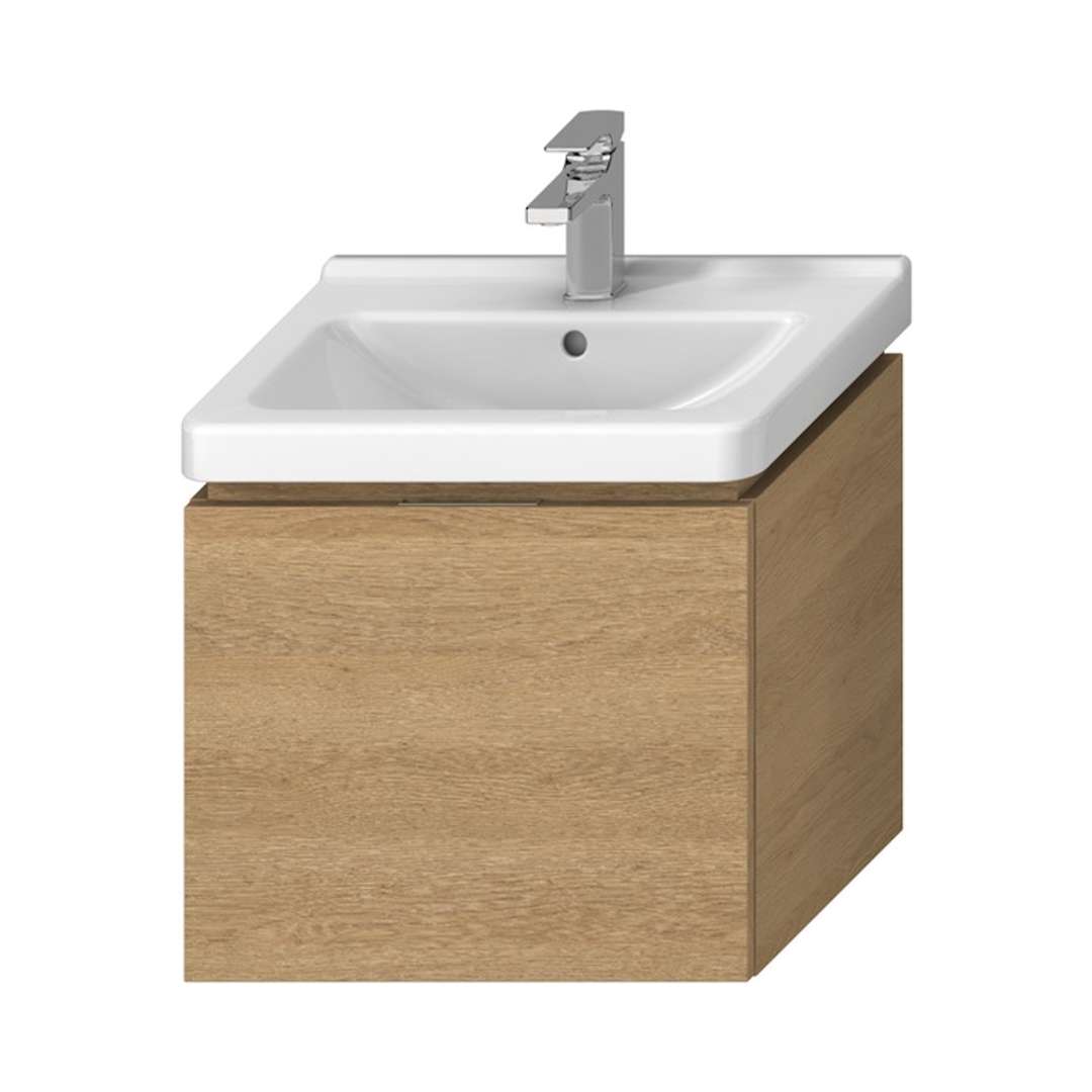 Jika Cubito Umývadlová skrinka, 54x48x40 cm, 1 zásuvka, dub H40J4223015191