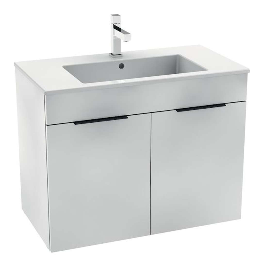 Jika Cube Skrinka vrátane umývadla, 79x42x62 cm, biela H4537521763001