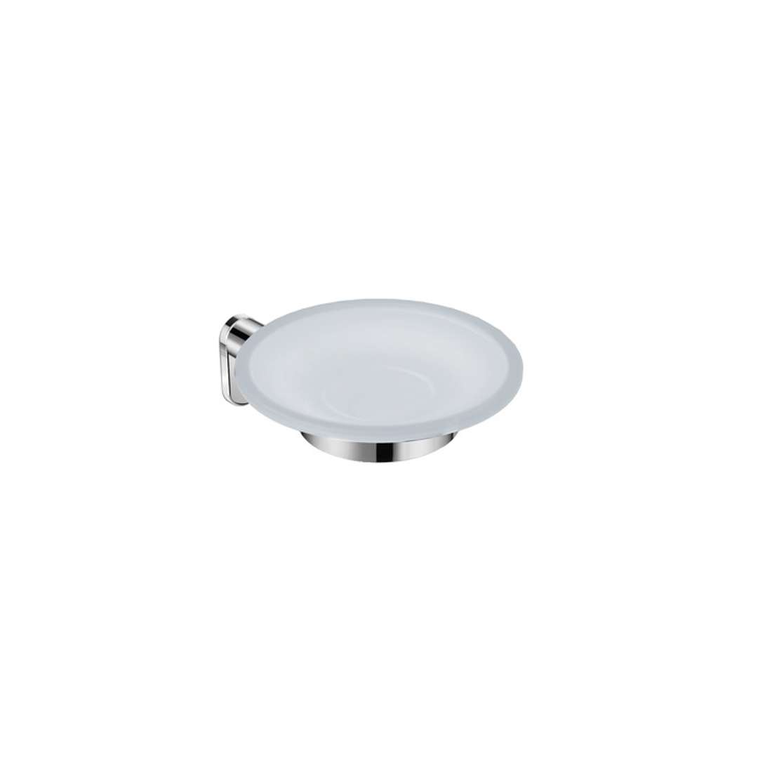 Jika Basic Držiak s mydlovničkou, chróm/matné sklo H3833A10040001