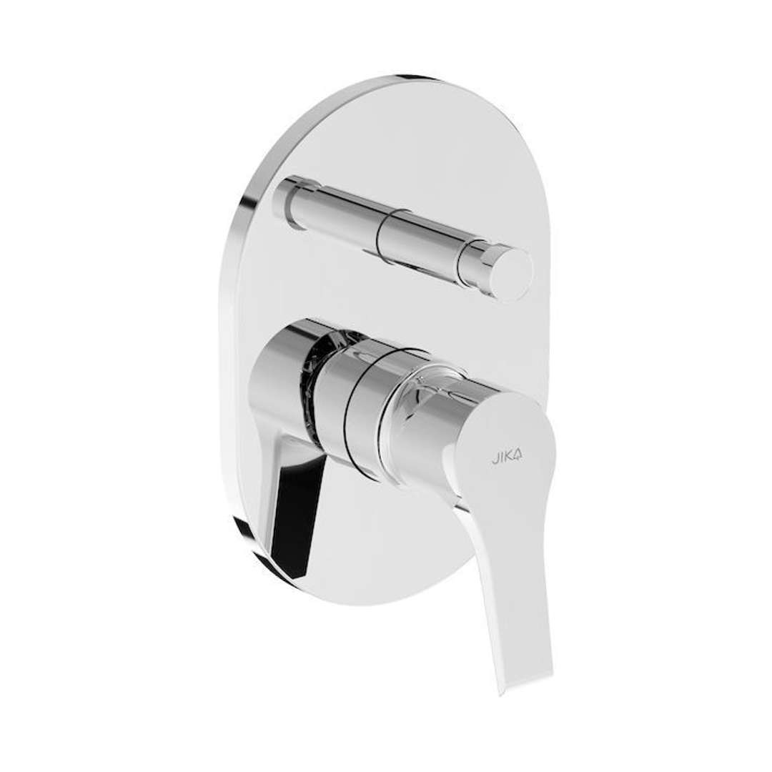 Jika Cube Batéria pod omietku na 2 spotrebiče, s telesom, chróm H3211W60040001