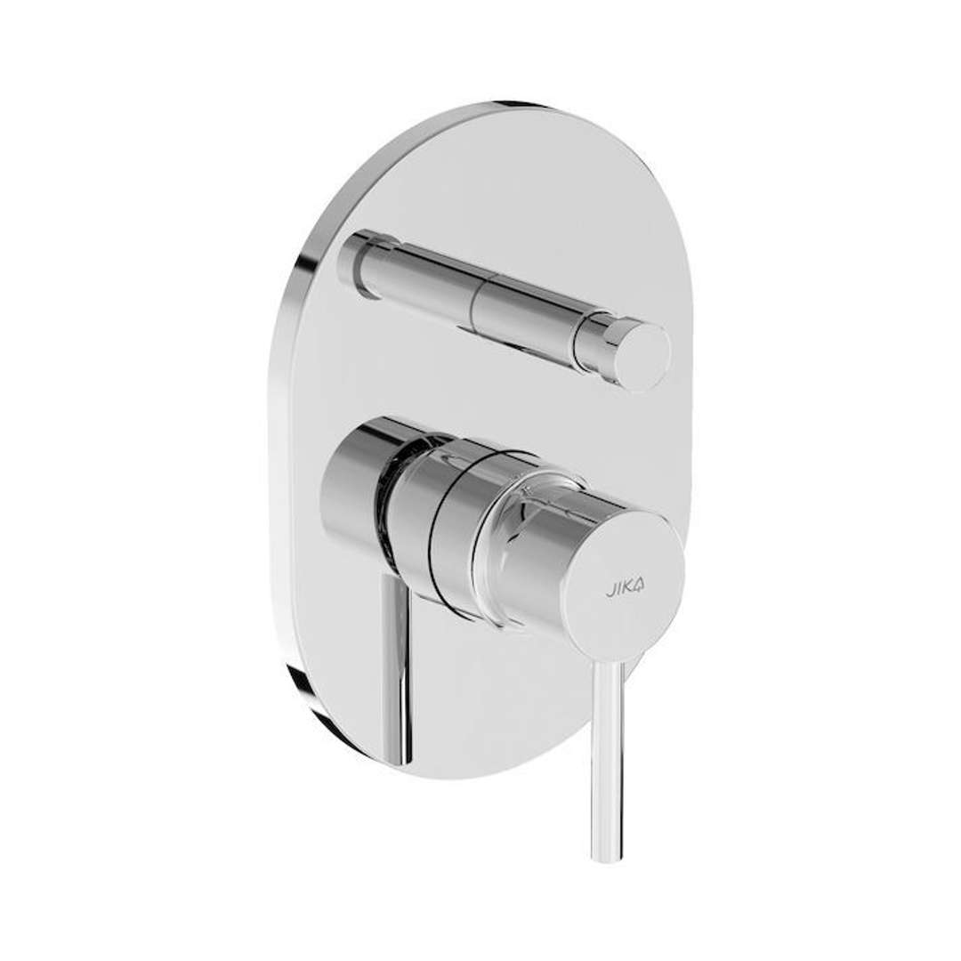 Jika Mio Style Batéria pod omietku na 2 spotrebiče, s telesom, chróm H3212F60040001