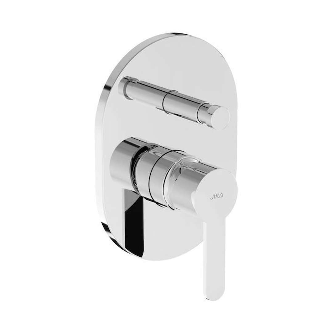 Jika Lyra Smart Batéria pod omietku na 2 spotrebiče, s telesom, chróm H3211Z60040001