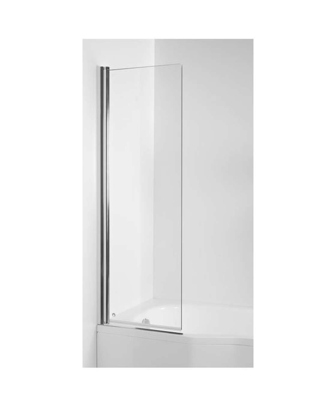 Jika Tigo Vaňová zástena, 60x150 cm, ľavá/pravá, strieborná/číre sklo H2562140026681