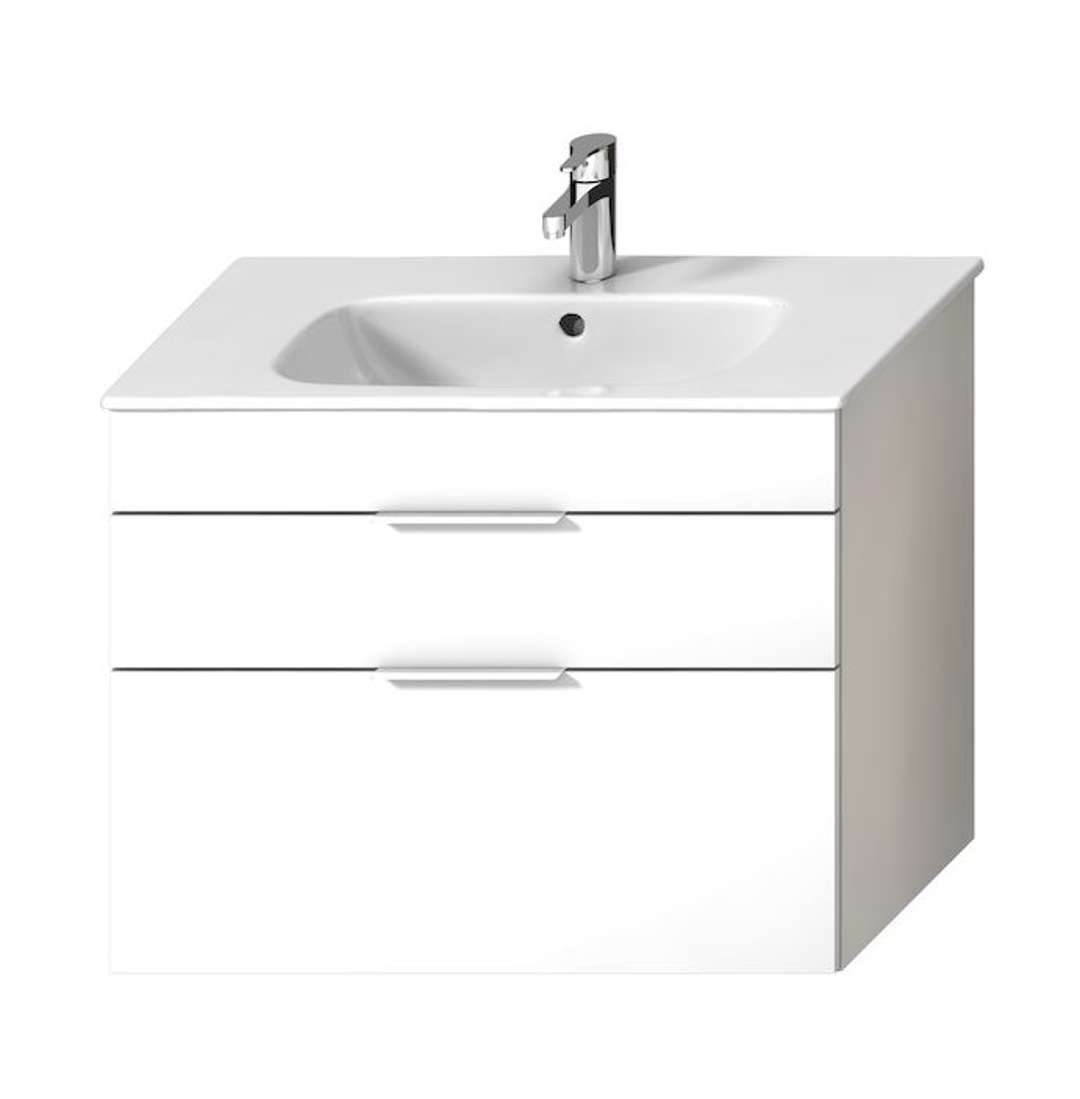 Jika Deep Skrinka s umývadlom, 78x42x61 cm, biela H41J6154023001