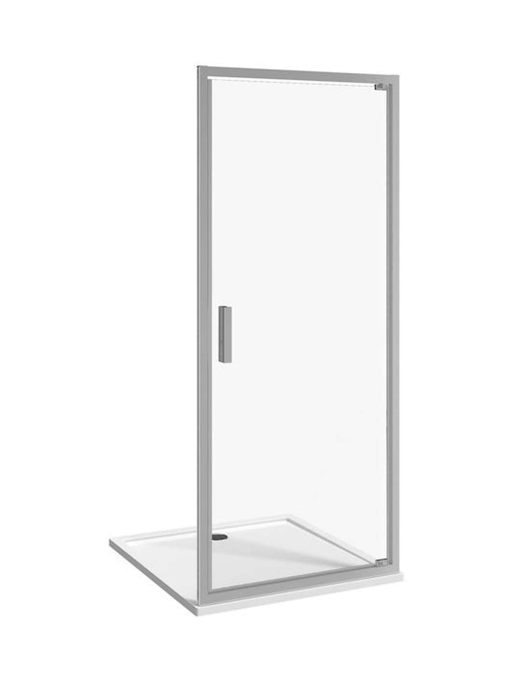 Jika Nion Sprchové dvere pivotové jednokrídlové L/P, 90 cm, Jika perla Glass, strieborná/transparentné sklo H2542N20026681