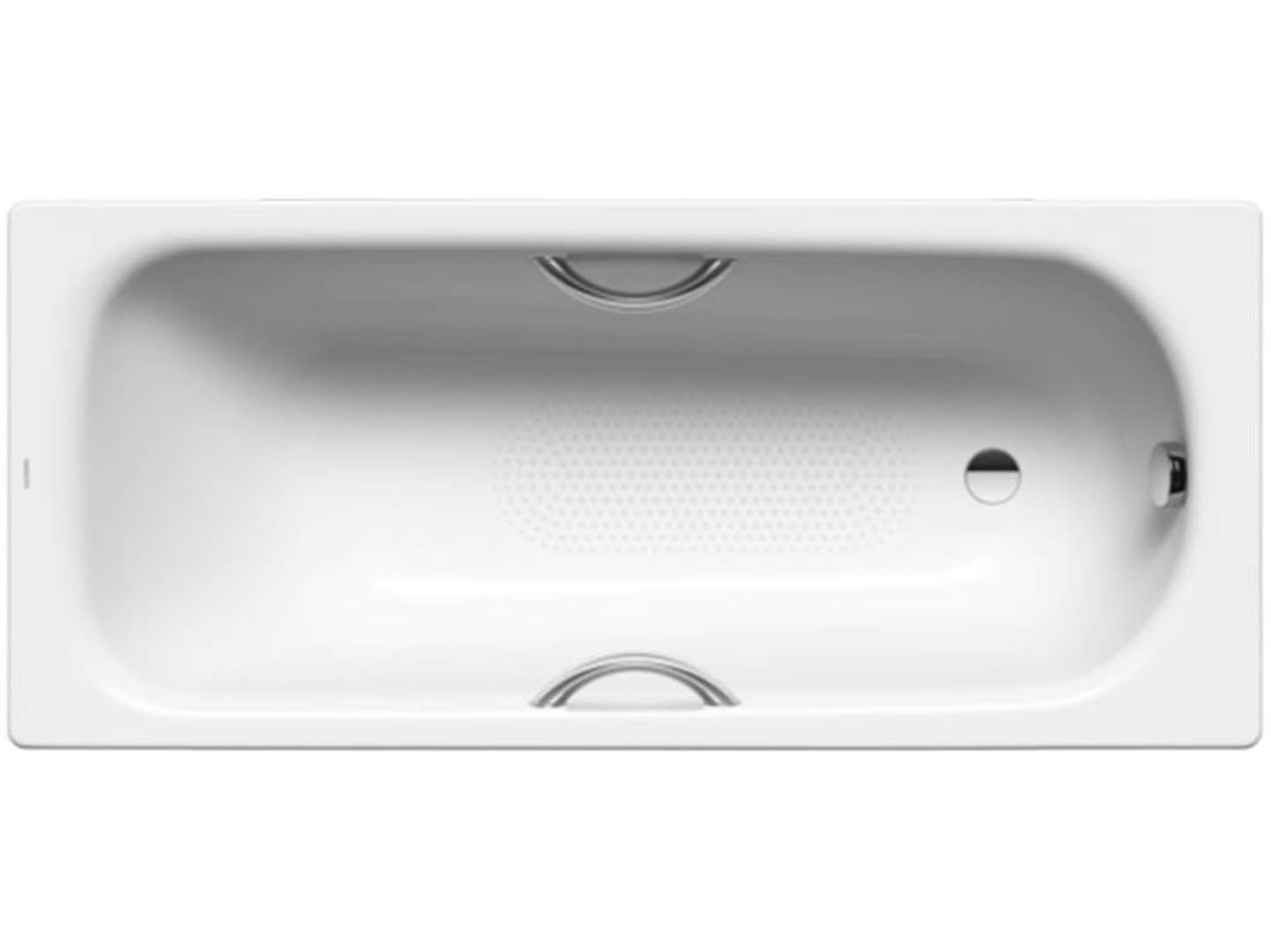 Kaldewei  Obdĺžniková vaňa Saniform Plus Star 337, 180x80 cm, s otvormi na držadlá, celoplošný antislip, Perl-Effekt, biela 133734013001