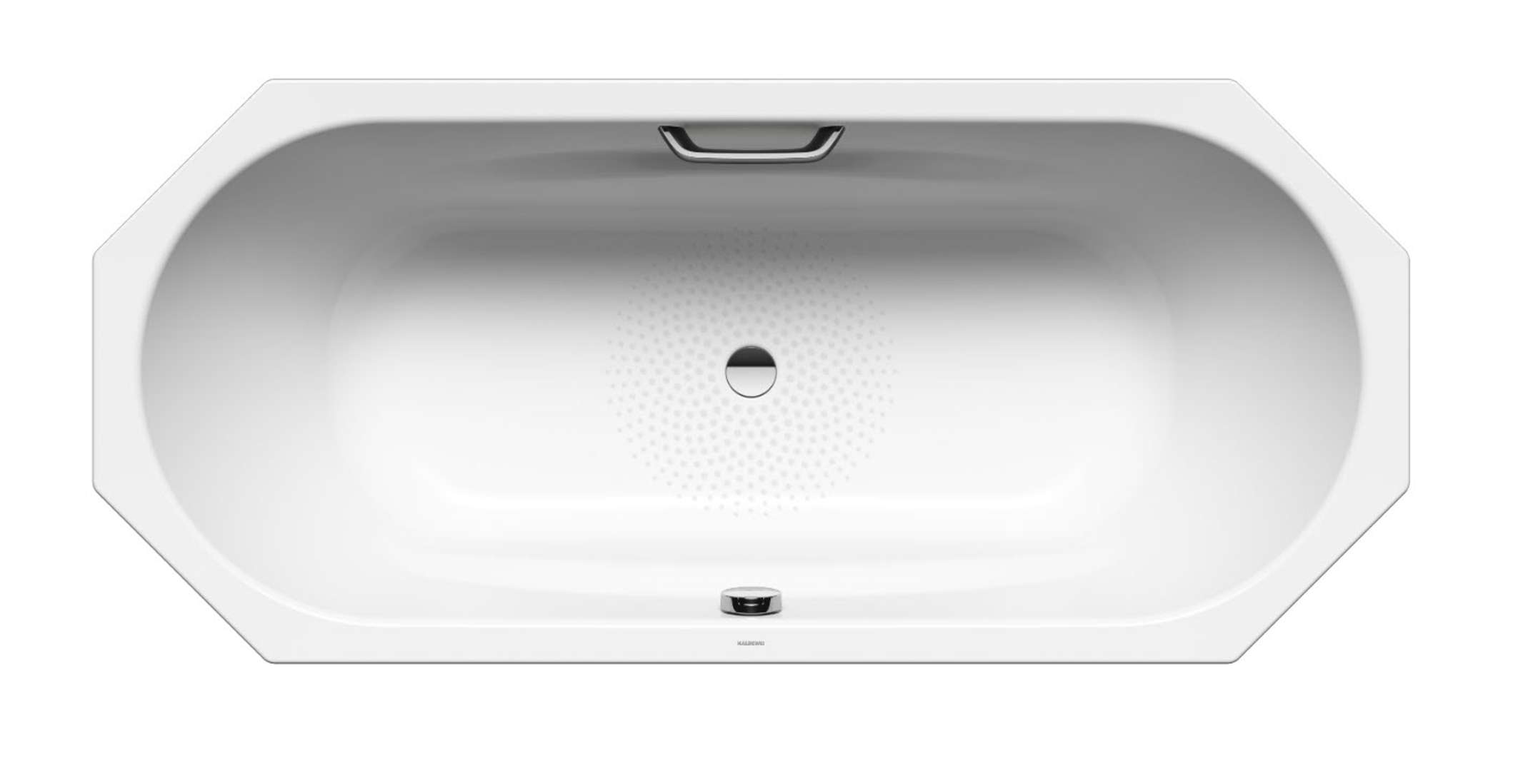 Kaldewei  Vaňa Vaio Duo 8 953, 180x80 cm, s otvormi pre držadlo, antislip, Perl-Effekt, biela 233310223001