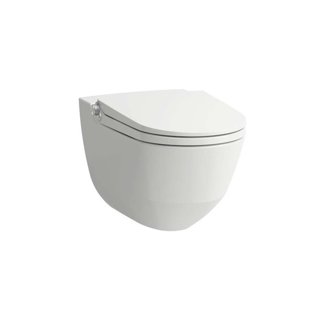 Laufen Cleanet Riva Elektronický bidet s keramikou, Rimless, s LCC, biela H8206914000001