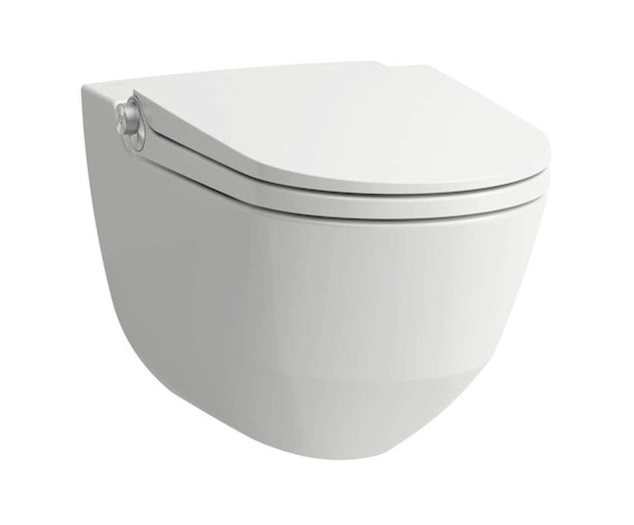 Laufen Cleanet Riva Elektronický bidet s keramikou, Rimless, SoftClose, matná biela H8206917570001