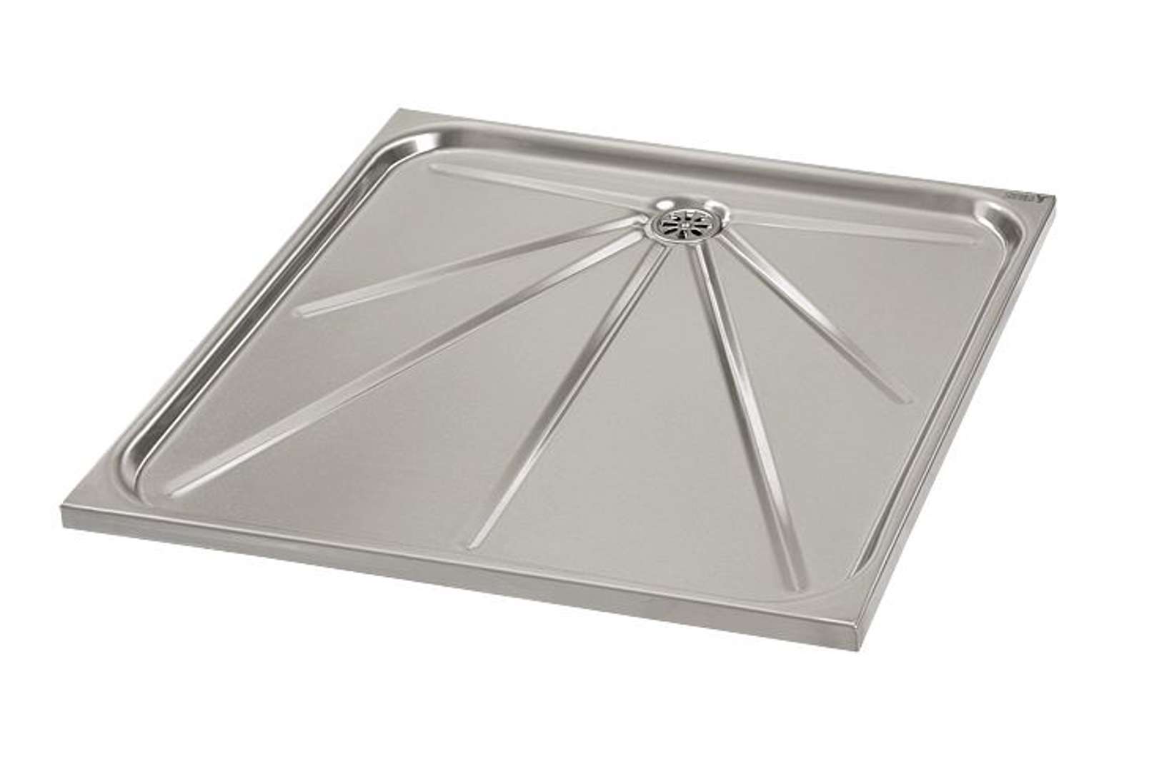 Sanela Sprchy z nehrdzavejúcej ocele Sprchová vanička z nehrdzavejúcej ocele, 700x700 mm, antislip SLSN 06