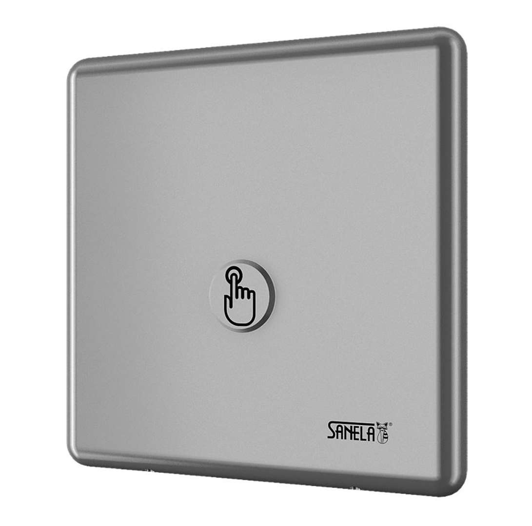 Sanela Príslušenstvo Automatický splachovač WC s tlačidlom piezo, sieťové napájanie SLW 01P