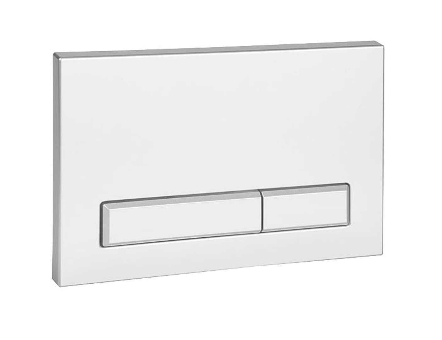 Sanela Príslušenstvo Dvojčinné splachovacie tlačidlo splachovania WC, do rámu SLR 21, biela SLW 50