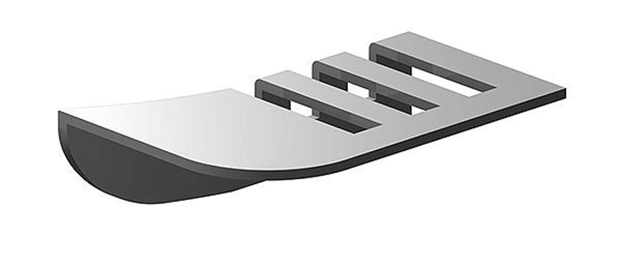 Schell  Mydlovnička k sprchovým panelom LINUX, eloxovaný hliník 008090899