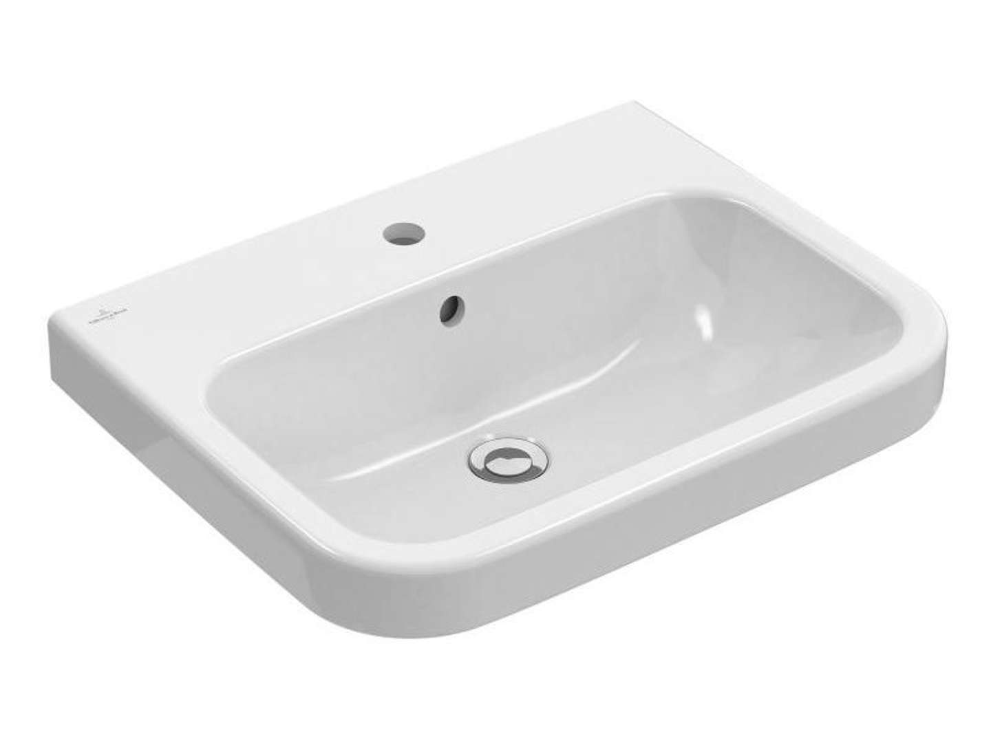 Villeroy & Boch Architectura Umývadlo nábytkové 65x47 cm, s prepadom, otvor na batériu, CeramicPlus, alpská biela 4188KGR1
