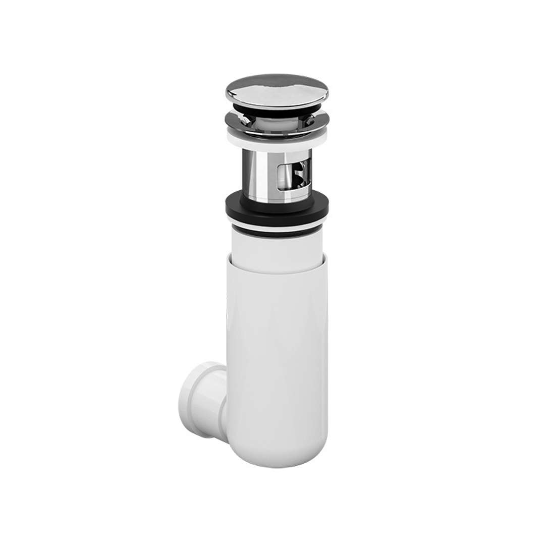 Villeroy & Boch Sifóny Umývadlový sifón, Push Open, chróm 92198800