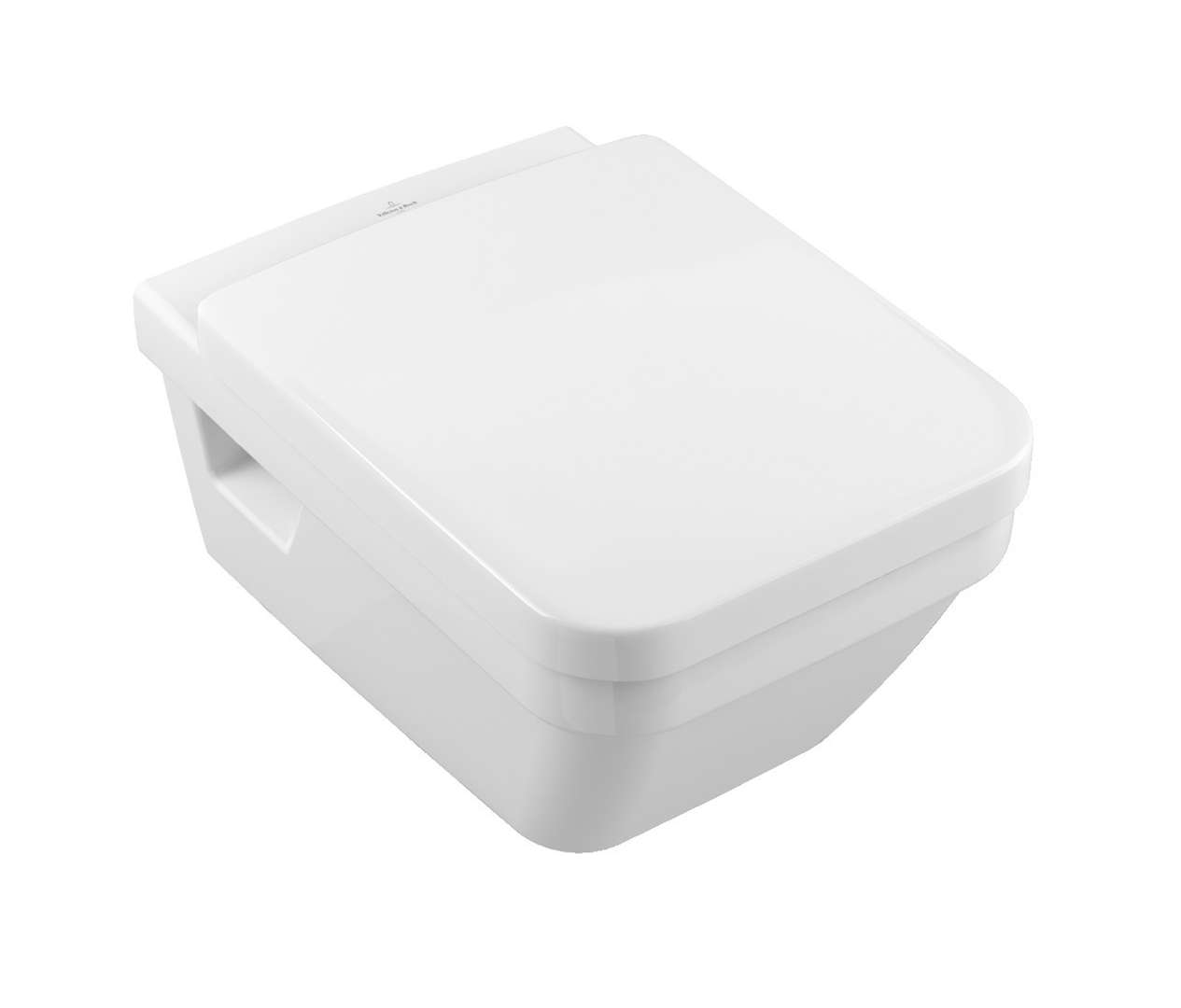 Villeroy & Boch Architectura Závesné WC, zadný odpad, DirectFlush, AntiBac, CeramicPlus, alpská biela 5685R0T2