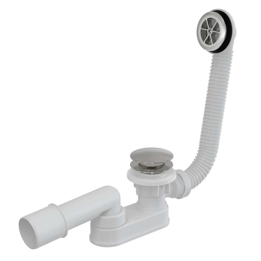 Alcadrain Sifóny Sifón vaničkový, ClickClack, chróm A506KM