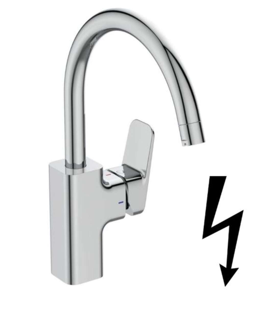 Ideal Standard CeraPlan Drezová batéria, BlueStart, chróm BD335AA