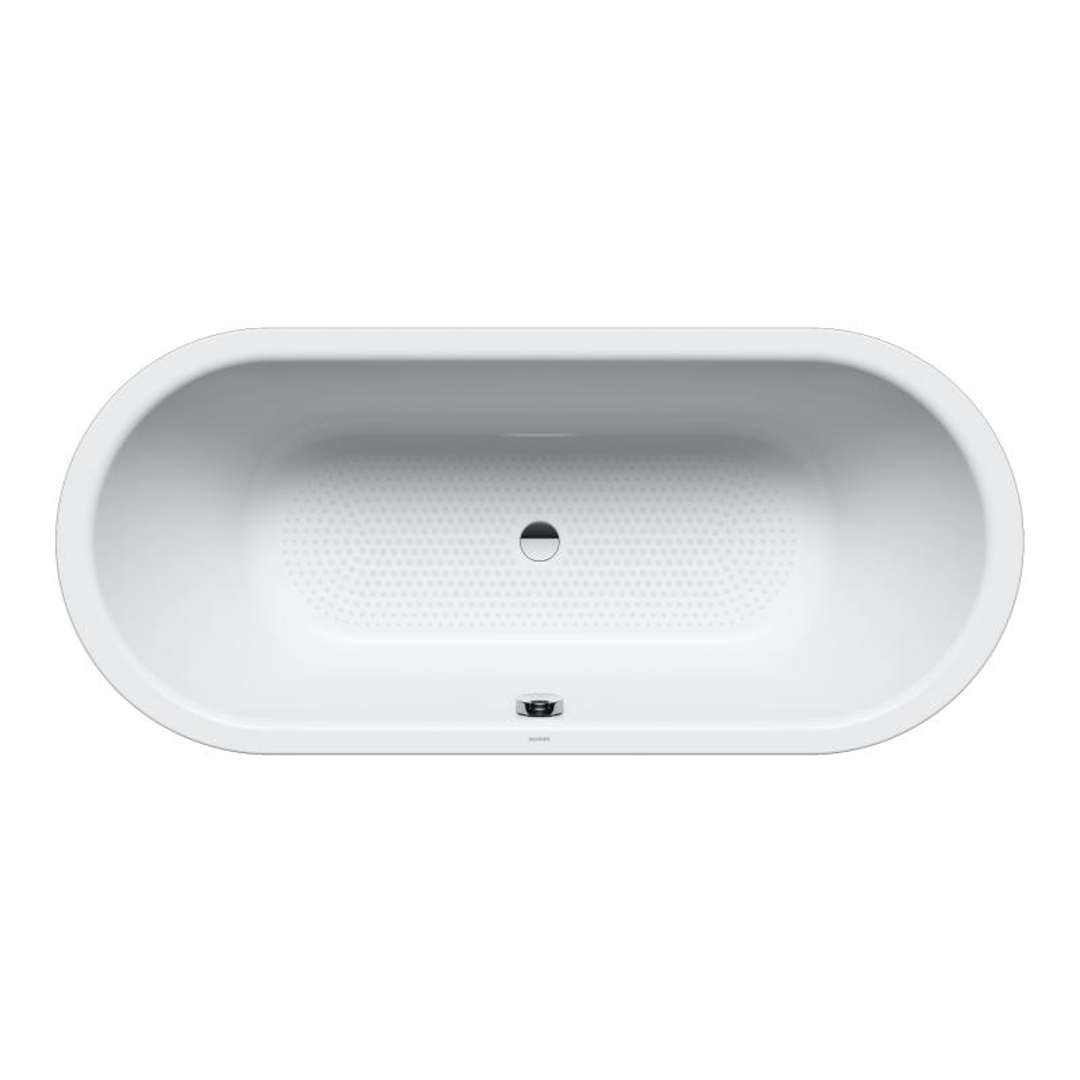 Kaldewei Ambiente Oválna vaňa Classic Duo Oval 111, 180x80 cm, celoplošný antislip, Perl-Effekt, biela 291234013001