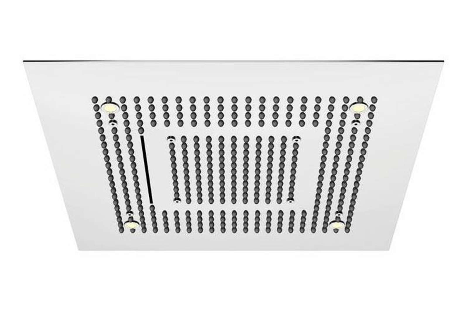 Steinberg 390 Hlavová sprcha, 60x60 cm, 3 prúdy, LED osvetlenie, oceľ 390 6620