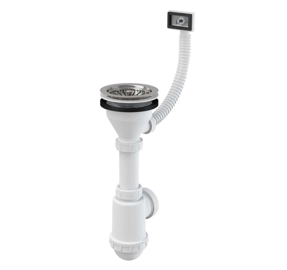 Alcadrain Sifóny Drezový sifón, s flexi prepadom, plast A447-DN50/40