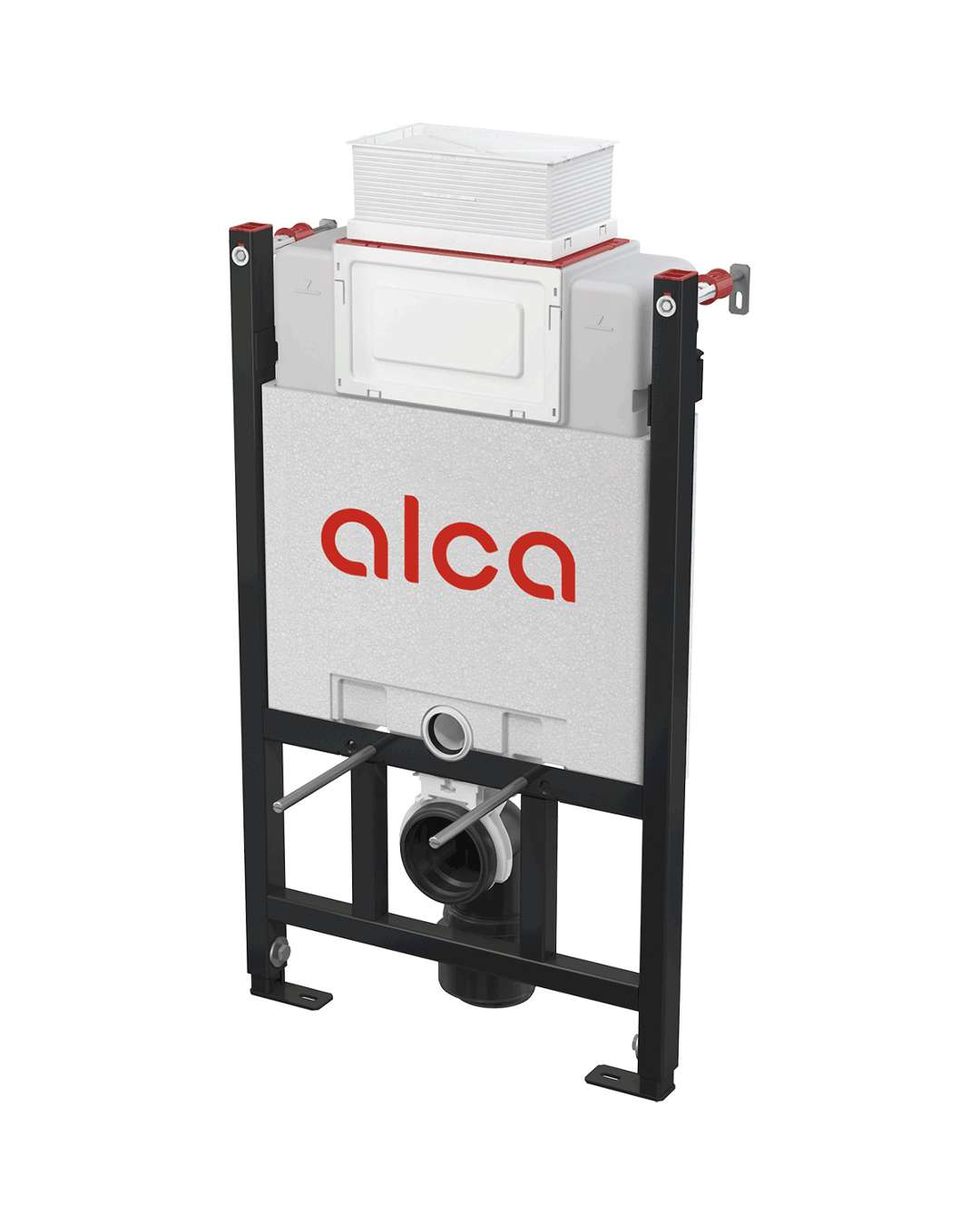 Alcadrain Predstenové inštalácie Predstenová inštalácia na závesné WC, s ovládaním zhora/spredu, dávkovač tabliet, stavebná výška 0,87 m AM118/850