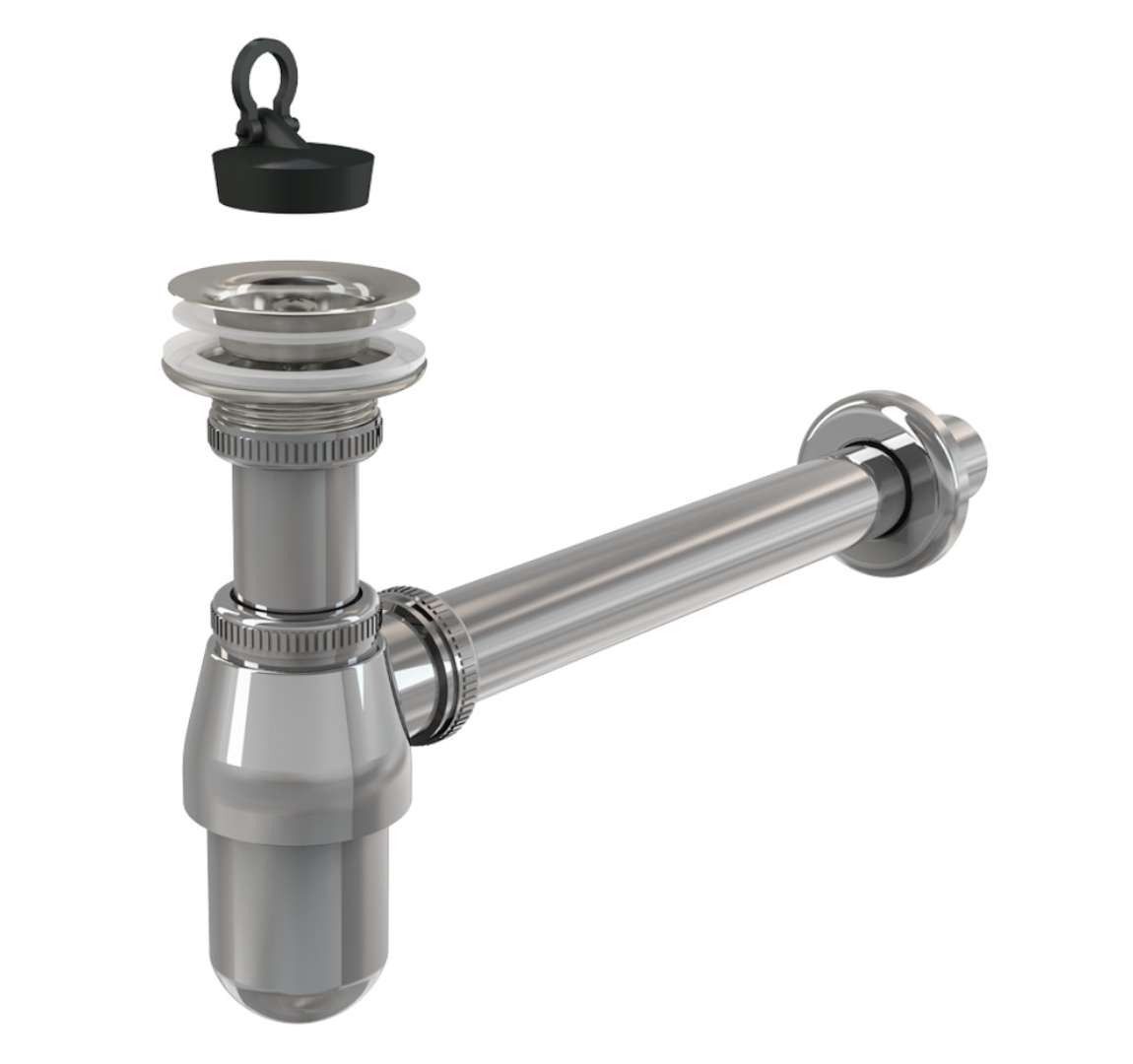 Alcadrain Sifóny Umývadlový sifón, chróm A437