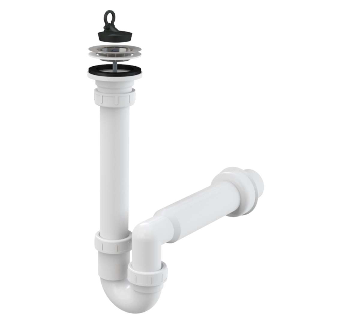 Alcadrain Sifóny Drezový sifón, priemer 70 mm, plast A800-DN50