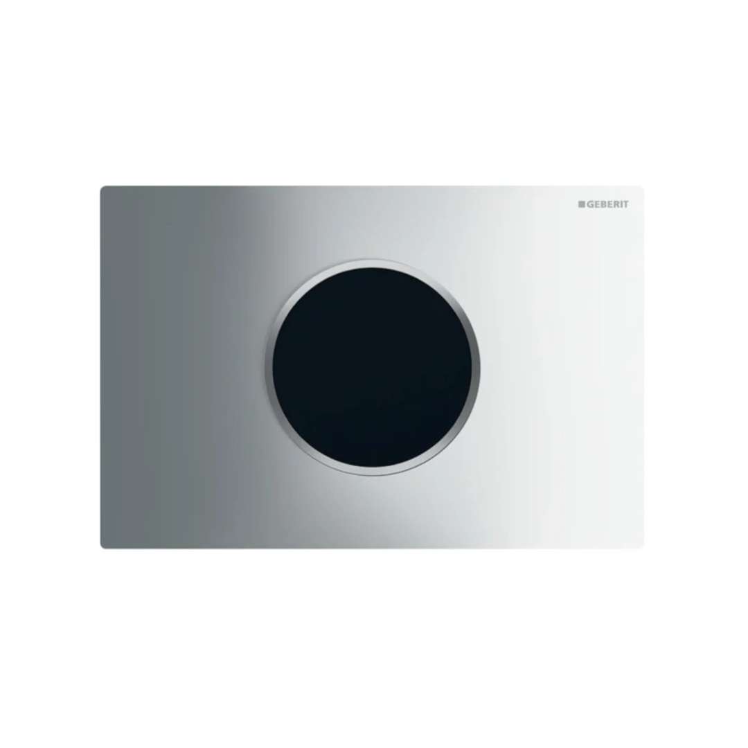 Geberit Sigma10 Elektronické ovládanie splachovania, sieťové napájanie, lesklý/matný chróm 115.907.KH.6