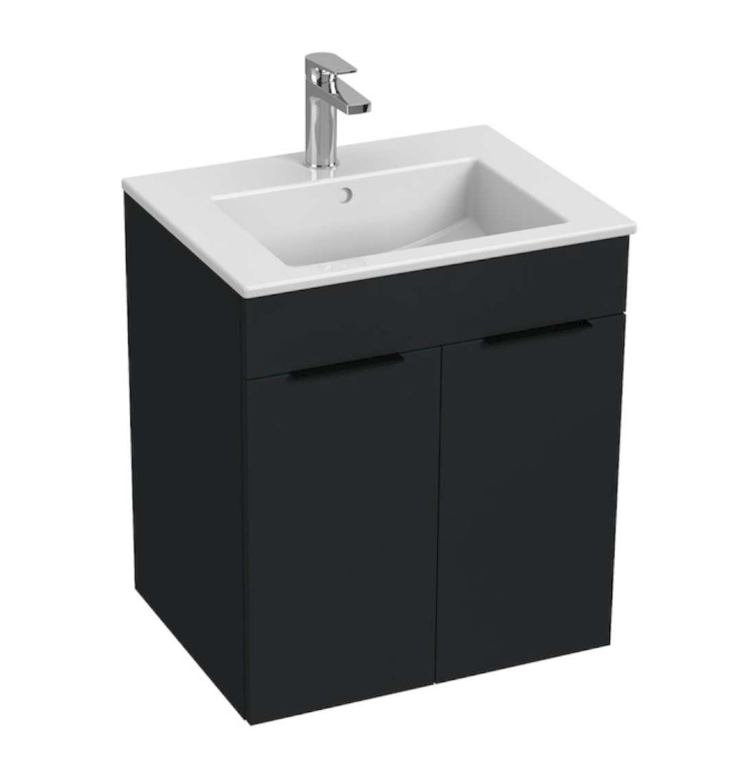 Jika Cube Skrinka s umývadlom 55x43x61 cm, matný antracit H4536111763521