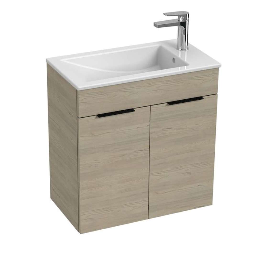 Jika Cube Skrinka s umývadlom 61x34x61 cm, jaseň H4536311765141