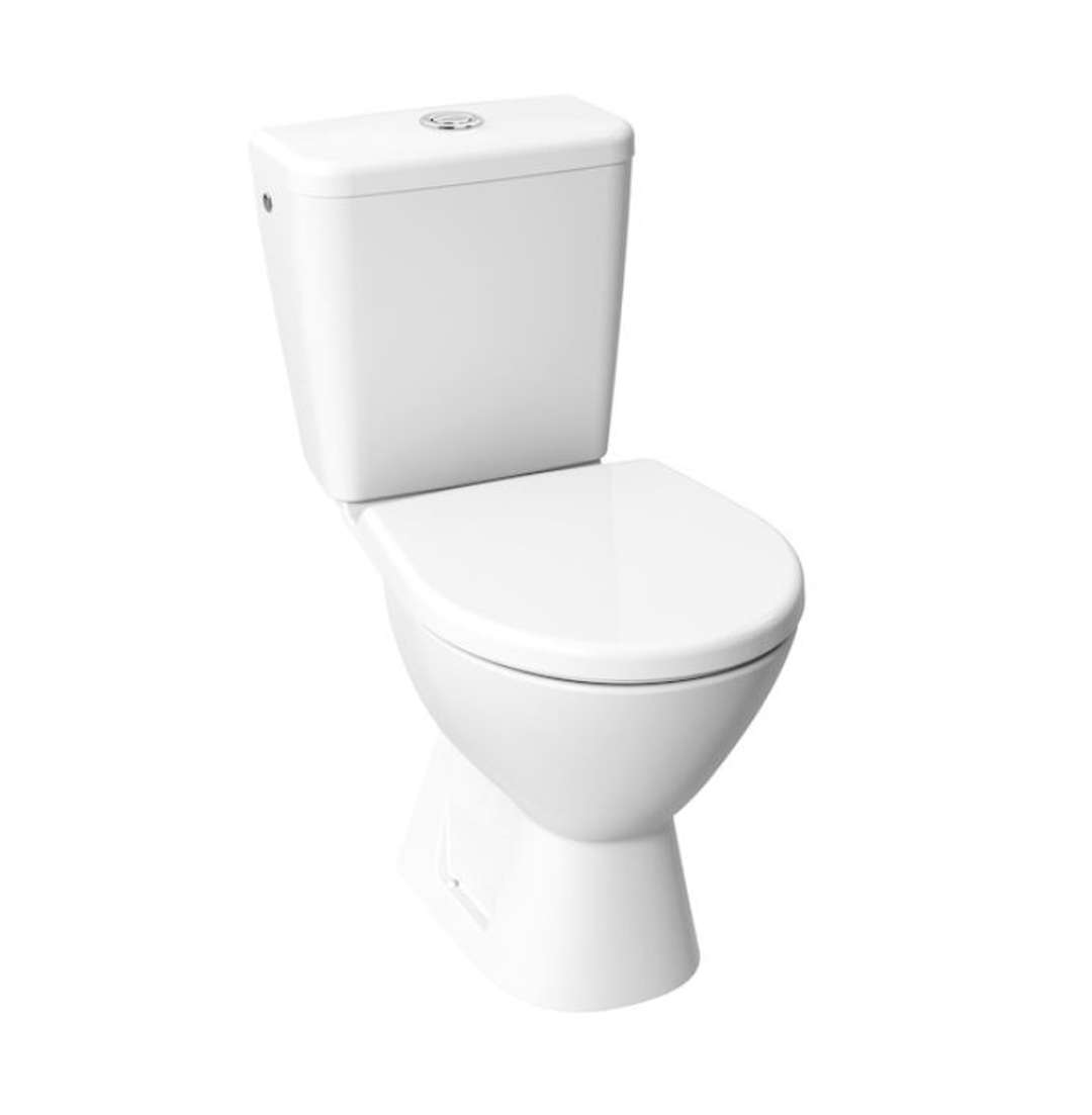 Jika Lyra plus WC kombi, zadný odpad, spodné napúšťanie, Rimless, biela H8257260002423