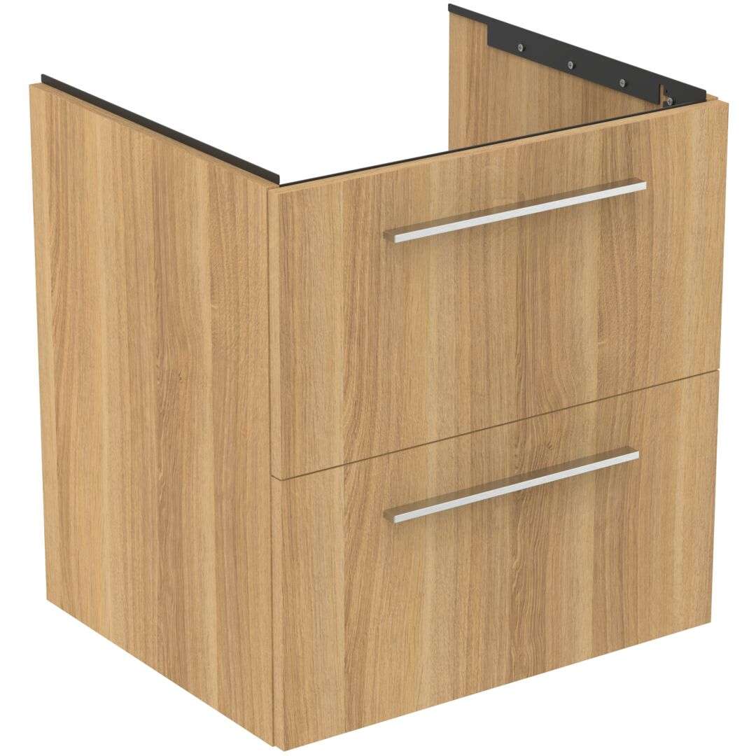 Ideal Standard i.Life B Umývadlová skrinka 60x63x51 cm, 2 zásuvky, dub T5270NX