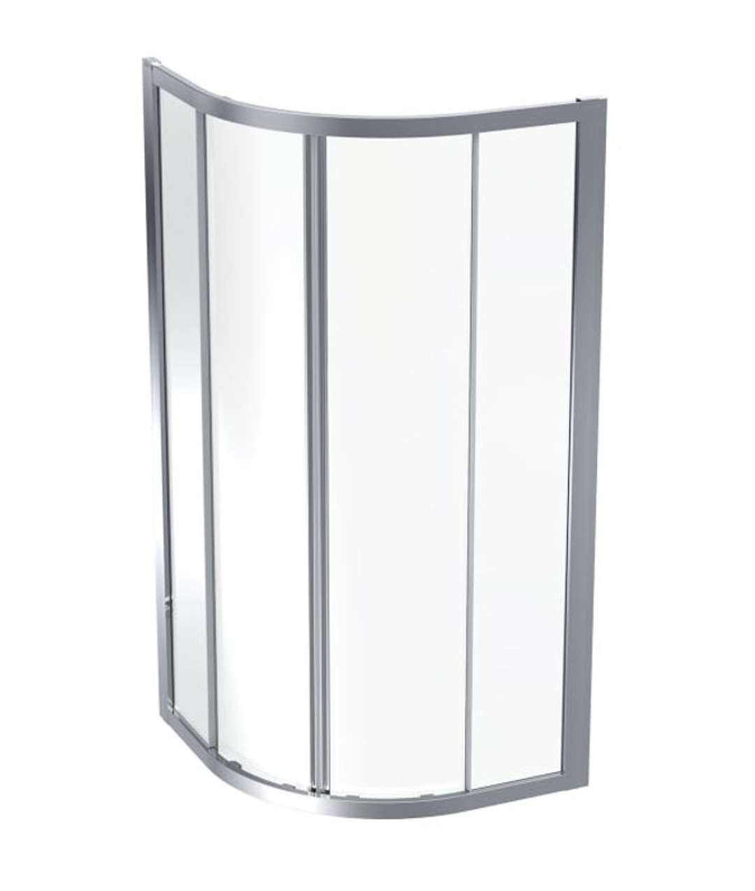 Geberit GEO Sprchový kút 90x90 cm, strieborná/číre sklo 560.121.00.2