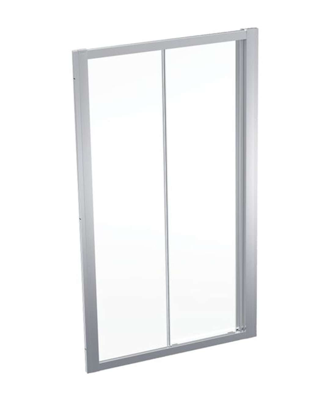 Geberit GEO Sprchové dvere 110x190 cm, strieborná/číre sklo 560.143.00.2