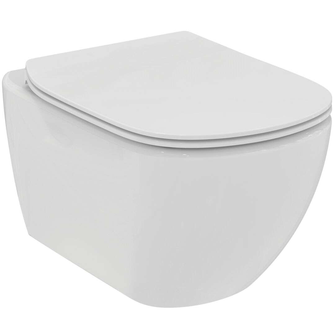 Ideal Standard Tesi Závesné WC s doskou SoftClose, RimLS+, biela T536001