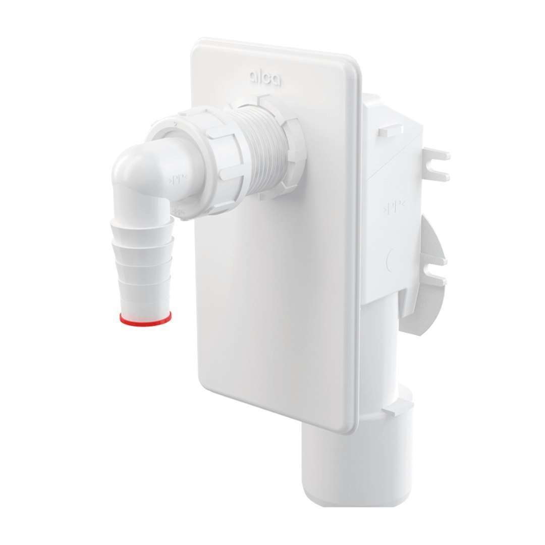 Alcadrain Sifóny Sifón práčkový, podomietkový, biela APS4