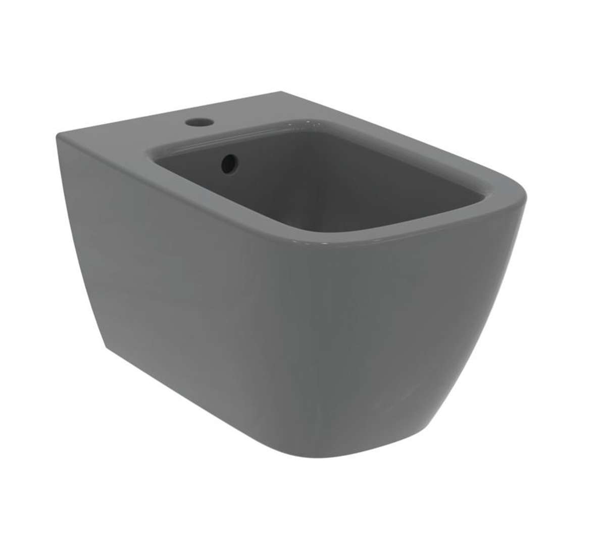 Ideal Standard i.Life B Závesný bidet, otvor pre batériu, lesklá sivá T461558