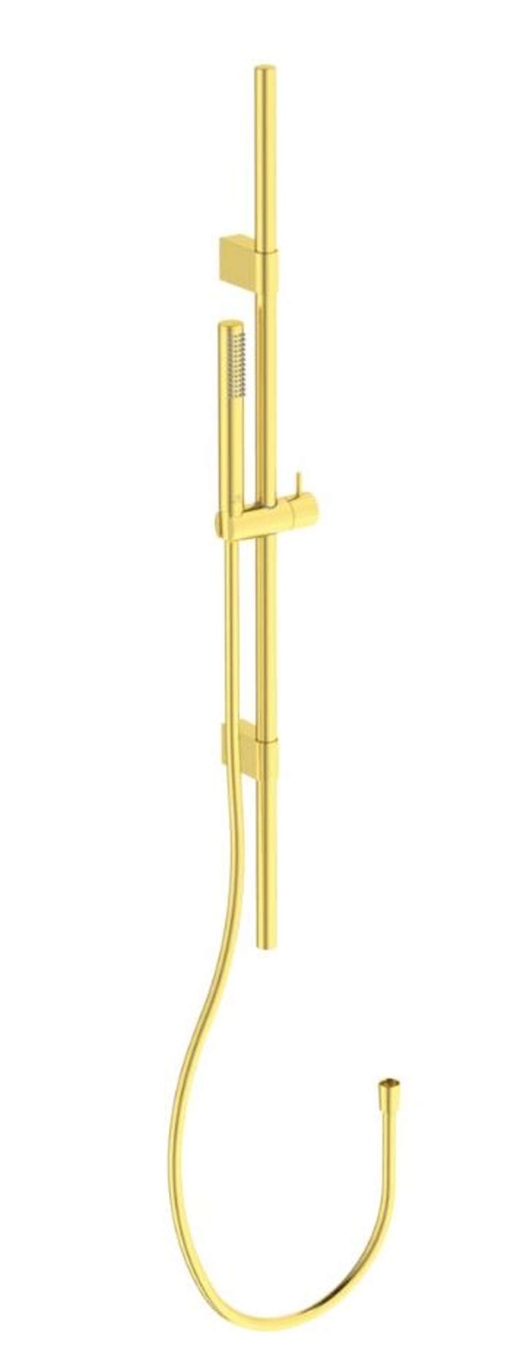 Ideal Standard Idealrain Set sprchovej hlavice, tyče a hadice, kefované zlato A7617A2
