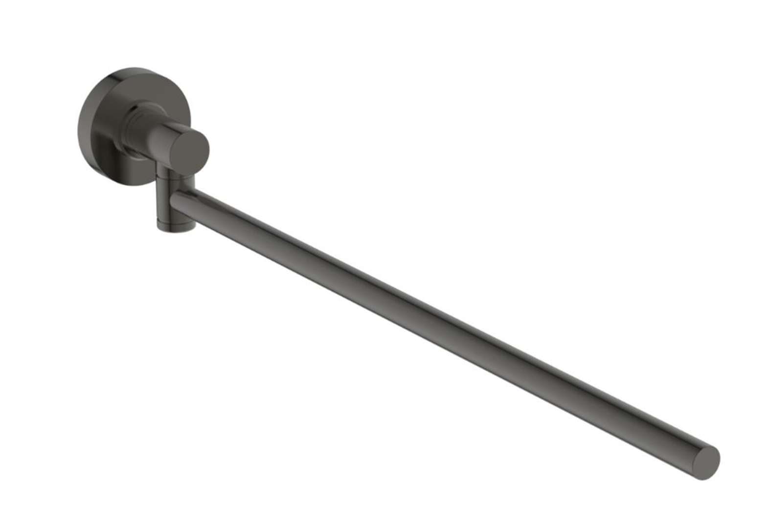 Ideal Standard IOM Držiak uteráka, otočný, dĺžka 37 cm, Magnetic Grey A7651A5