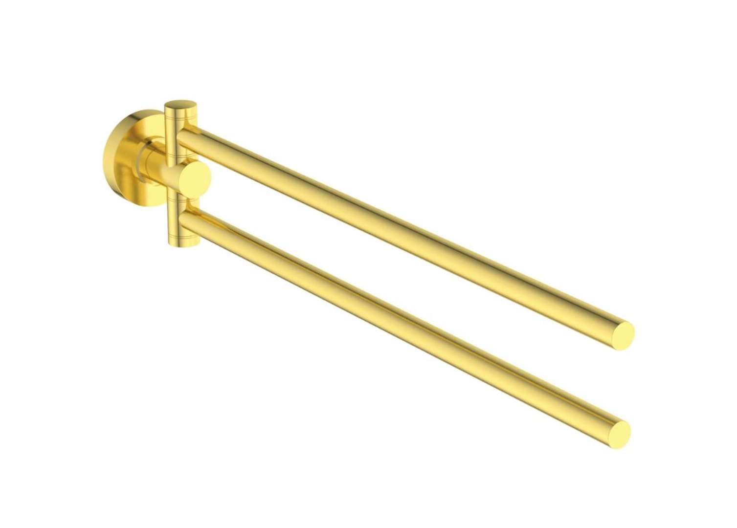 Ideal Standard IOM Držiak uterákov, otočný, dĺžka 37 cm, kefované zlato A9131A2