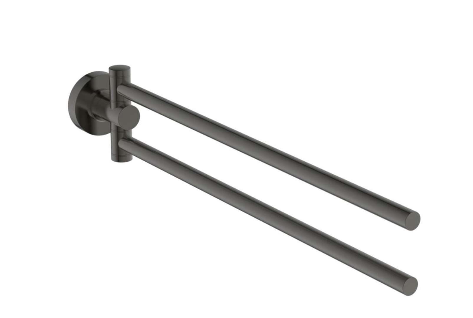Ideal Standard IOM Držiak uterákov, otočný, dĺžka 37 cm, Magnetic Grey A9131A5