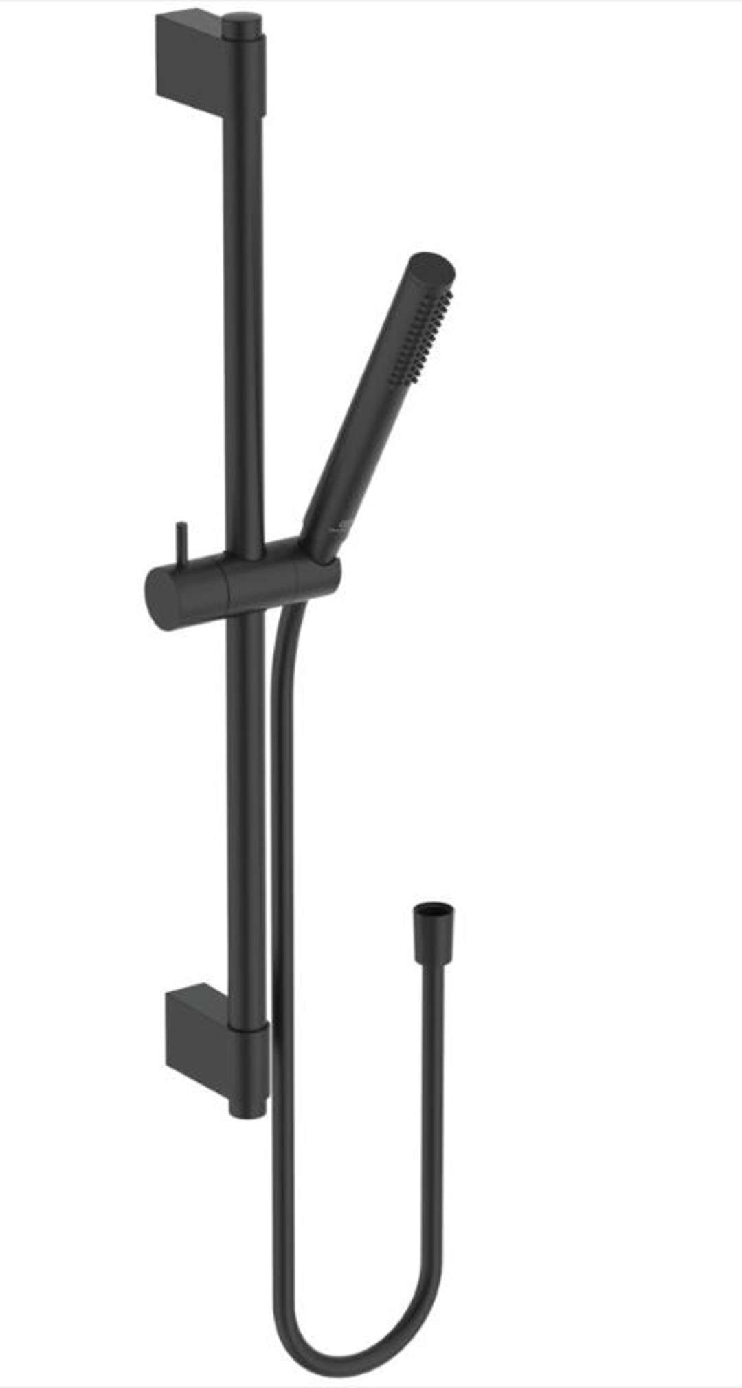 Ideal Standard Idealrain Set sprchovej hlavice, tyče a hadice, hodvábna čierna A7616XG